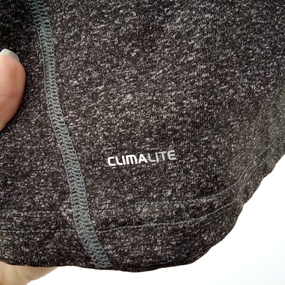 adidas Iowa Hawkeyes Dark Gray Burnout Workout Long Sleeve Top Climalite L 14 16 - Picture 5 of 8